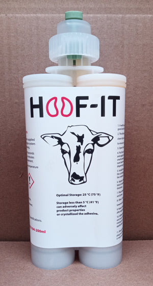 Hoofit Glue, White.     GST No. 61429522