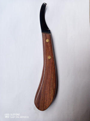 Hoof-it Pro Hoof knife, Left handed curved blade.   GST No. 61429522